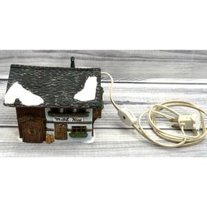 VINTAGE 1986 DEPT 56 ALPINE VILLAGE SERIES MILCH KASE #65404 LIGHT WORKS